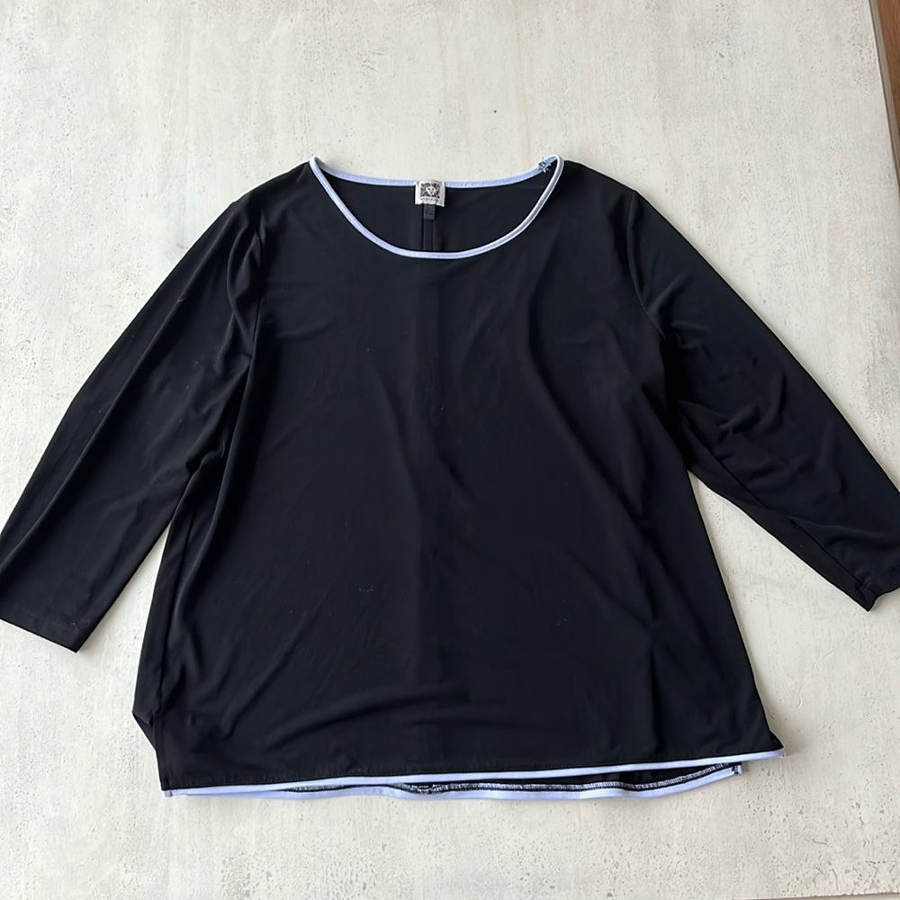 Anne Klein long sleeve top - XL - excellent condition